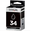 利盟(Lexmark) #34高容黑色墨盒(18C0034A) 原裝正品打印耗材