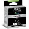 利盟(Lexmark) 105XL 大容量黑色墨盒(14N0822A)